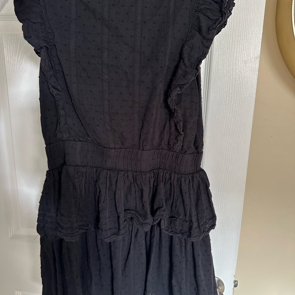 Lulu's Black Ruffled Mini Dress - Picture 4 of 4